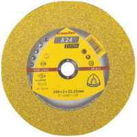 Disc Abraziv Klingspor A24 Extra / D[mm]: 125; L[mm]: 2.5
