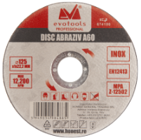 Disc Abraziv ETP A60 Inox / D[mm]: 125; B[mm]: 1