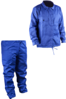 Costum Albastru Haina si Pantalon Simplu / M: 50